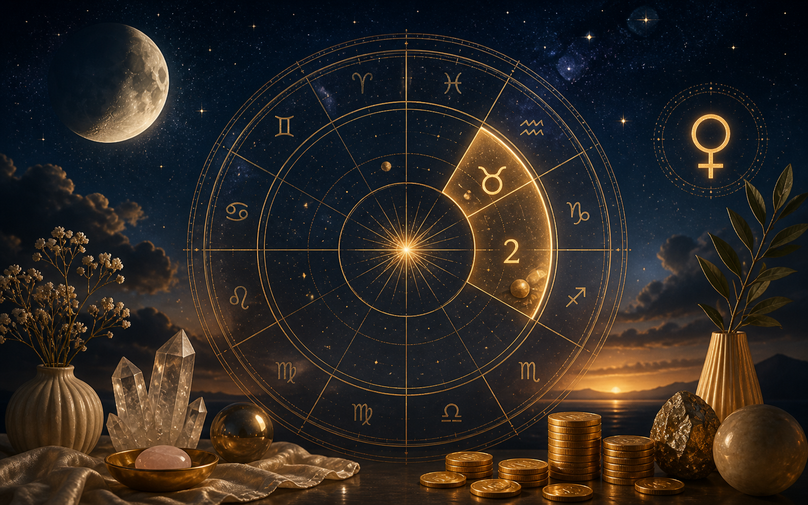 Het 2e Huis in Astrologie: De Sleutel Tot Jouw Eigenwaarde, Talenten En Geld